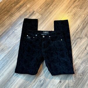 April 77 Black Velvet Skinny Pants / Jeans! EUC